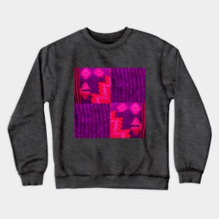 purple abstract rug pattern, abstract art, antique rug pattern, minimal art, modern art, carpet pattern, For custom orders please DM me. Crewneck Sweatshirt